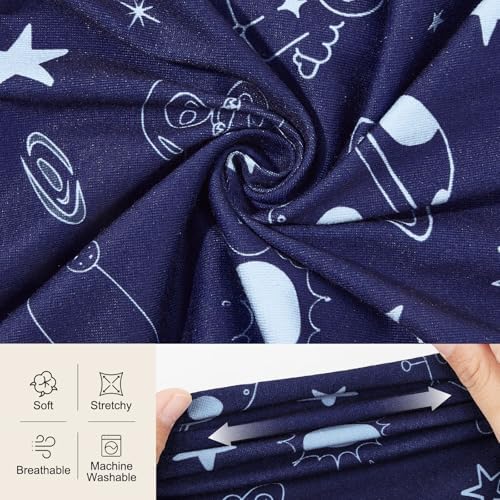 Bienbee Dog Pajamas, 4 Pack Dog Recovery Suit Shedding Suit Cute Soft Puppy Clothes Dogs Pjs Onesies Jammies Adjustable Breathable & Stretchy Clothes for Small Medium Large Dogs Girl Boy Puppy-2XL