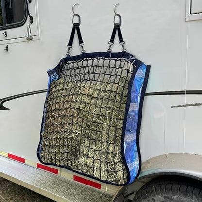 Deluxe Slow Feed Hay Bag, 4 Flake, Kentucky Blue