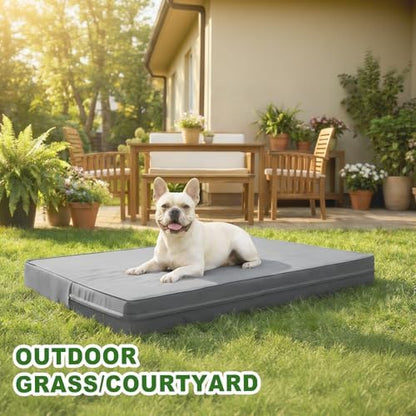 Waterproof Dog Bed Washable Wipeable, Orthopedic Medium Crate Pad 30"