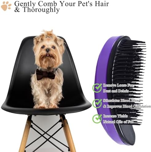 Small Dog Brush, Soft Puppy Brush, Massage Pet Grooming Tool