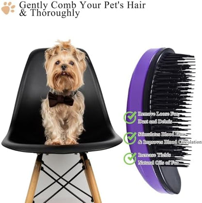Small Dog Brush, Soft Puppy Brush, Massage Pet Grooming Tool