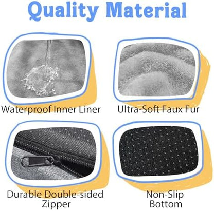 Chez Paw Waterproof Orthopedic XL Dog Bed for Large and Extra Large Dogs