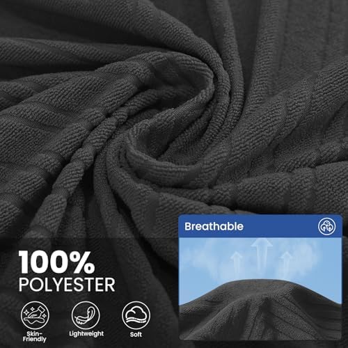 Pet Couch Cover for Dogs, 3 Cushion Sofa Slipcover, Dark Grey