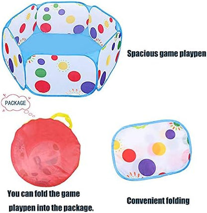 Tfwadmx Portable Small Animal Playpen, Hexagonal, Darkblue, Breathable, Pop-up, 39.4 x 39.4 x 15 Inches, Suitable for Hamster, Gerbil, Chinchilla, Hedgehog, Guinea Pig