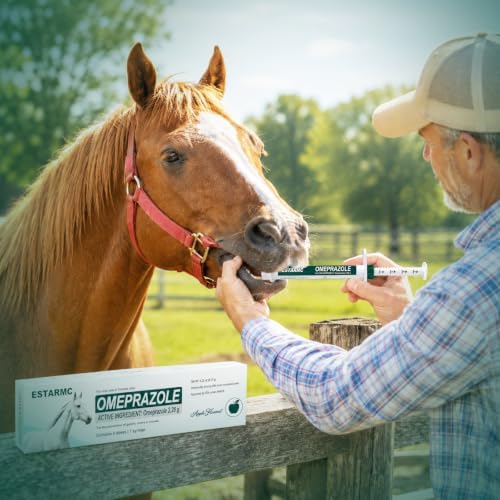 3 Pack (omeprazole) Oral Paste Syringe (6.15 gm) for Horses,Apple Flavor