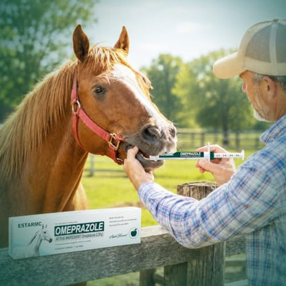 3 Pack (omeprazole) Oral Paste Syringe (6.15 gm) for Horses,Apple Flavor