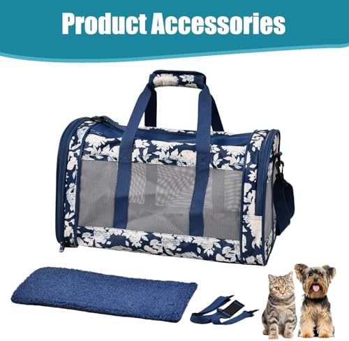Soft-Sided Kennel Pet Carrier, Airline Approved Travel Handbag