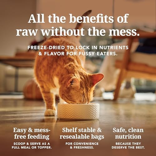 Feline Natural - High Protein Freeze Dried Dry Cat Food with 98% Meat