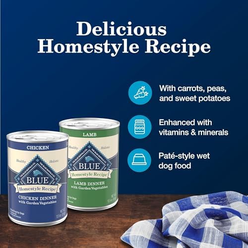 Blue Buffalo Homestyle Recipe Variety Pack Wet Dog Food, 12.5 oz, 6 ct
