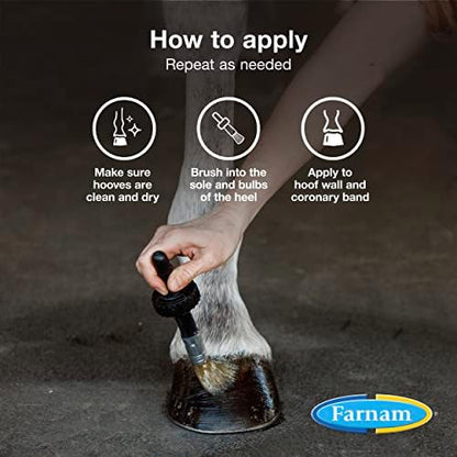 Farnam Horseshoer's Secret Deep-Penetrating Hoof Oil for Horses, 32 Oz