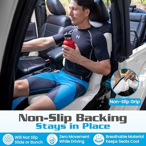 HAPPEGEAR Happeseat Waterproof Car Seat Cover & Protector, Silver