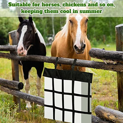 Tessco for you 2 Pcs Box Fan Holders for Horse Stall, Nylon Bag,Black
