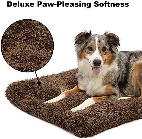 MidWest Homes for Pets XL QuietTime Deluxe Coco Chic Pet Bed, Ultra-Soft & Overstuffed, Machine Washable, Fits 48-inch Crate