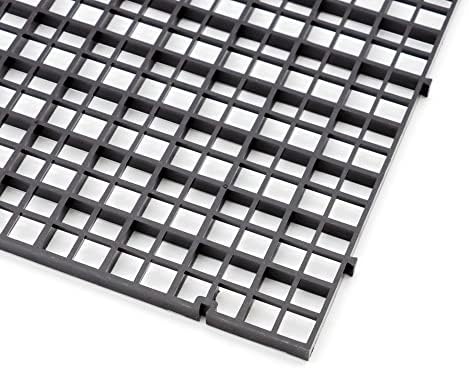 Aquarium Fish Tank Bottom Isolation 4 Pcs, Plastic Egg Crate Grid Divider
