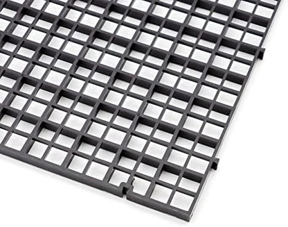 Aquarium Fish Tank Bottom Isolation 4 Pcs, Plastic Egg Crate Grid Divider