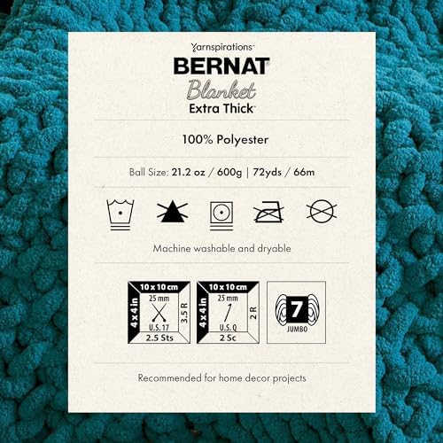 Bernat Blanket Extra Thick Chunky Yarn for Crocheting, Potpourri