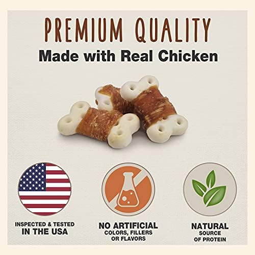 Cadet Gourmet Chicken Wrapped Biscuits Dog Treats, 14 oz