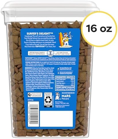 Temptations MixUps Crunchy Cat Treats, Surfer's Delight, 16 oz