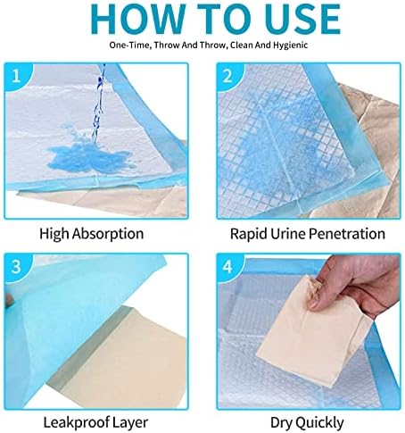 Rabbit Pee Pads Bunny Toilet/Potty Training Pad Super Absorbent Cage Liner