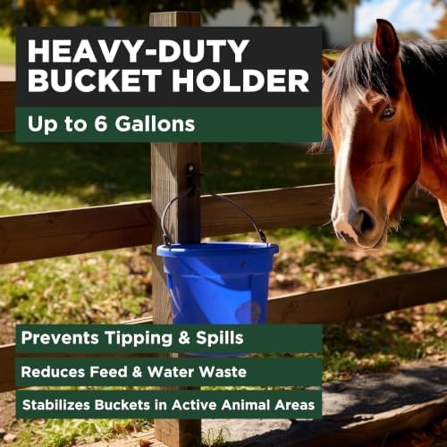 SCENIC ROAD Bucket Hook & Gate Latch 5-6 Gallon Heavy Duty (Pack of 25)