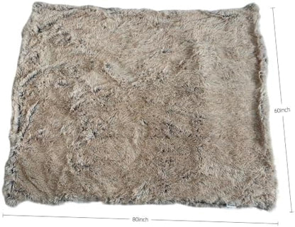 PJYuCien Lightweight and Portable Soft Dog Blanket, 60"x80", Beige
