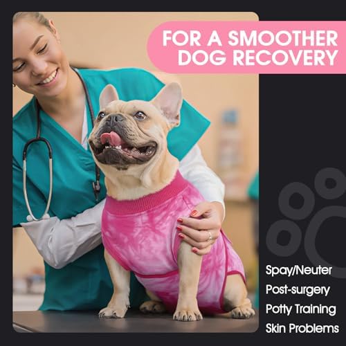 FUAMEY Dog Surgery Suit, Surgical Suit for Dogs, Dog Onesie for Surgery