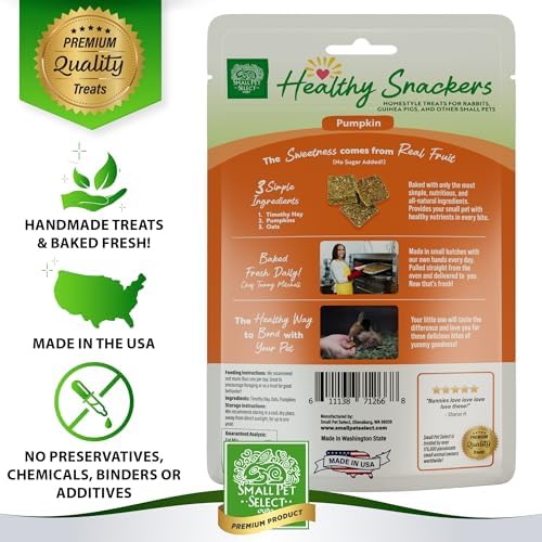 Small Pet Select - Healthy Snackers - Pumpkin