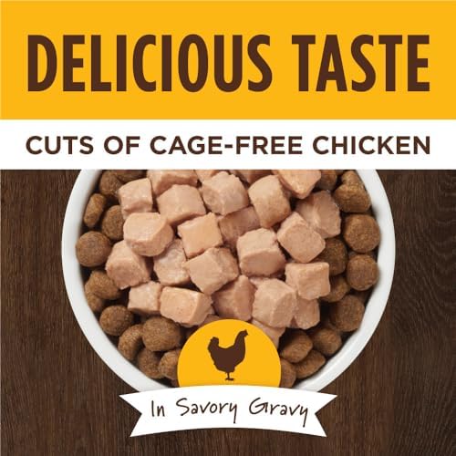 Instinct Healthy Cravings Natural Wet Dog Food Topper, Grain Free Recipe - Real Chicken, 3 oz. Pouches (Pack of 24)