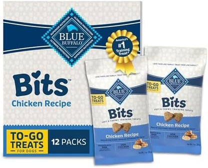 Blue Buffalo Bits Chicken Training Treats, 1 oz, 12 ct