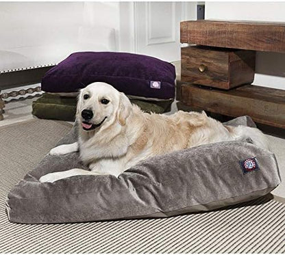 Majestic Pet Rectangular Dog Bed, Large, 44x36x5 in, Washable, Marine