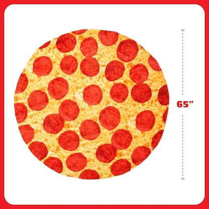 WHAT DO YOU MEME? Cozy Concepts Co. Pizza Comfort Blanket by Relatable