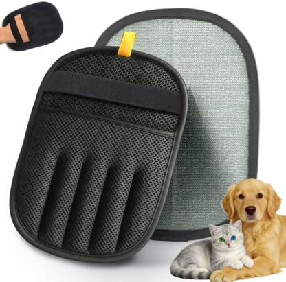Pet Hair Remover Glove for Furniture, Electrostatic Dog & Cat Hair Removal Mitt, Reusable Pet Fur Remover for Couch, Carpet, Bedding, Clothes, Easy Cleaning Tool for Dog Hair and Cat Fur