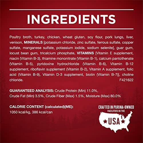 Purina ONE True Instinct High Protein Wet Dog Food, (12) 13 oz Cans