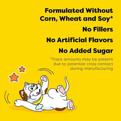 Temptations Lickable Puree Kitten Cat Treats, Chicken & Salmon, 24 Count