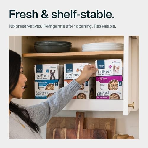 JustFoodForDogs JustFresh Boost Sensitive Skin Dog Food Toppers - 8 Pack