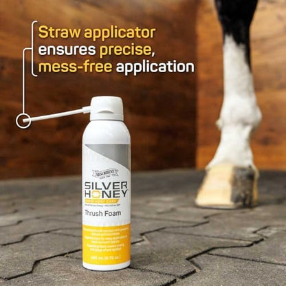 Silver Honey Rapid Hoof Care Equine Expanding Thrush Foam, 200 mL / 6.76 oz
