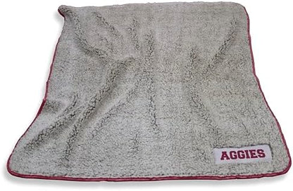 Logo Brands Officially Licensed NCAA Unisex Frosty Fleece Blanket, One Size, Team Color