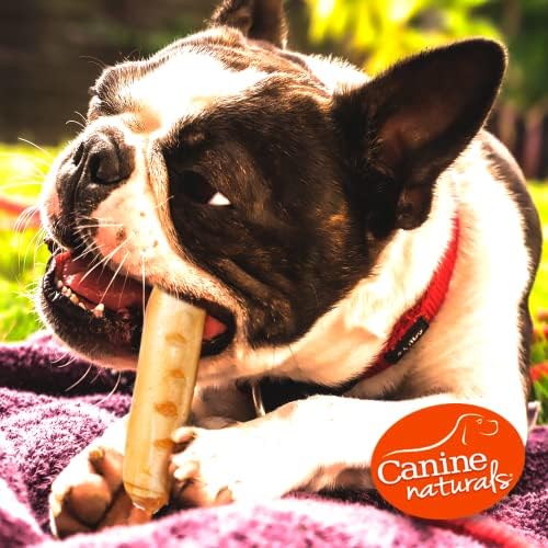 Canine Naturals Rawhide Free Chicken Recipe Dog Chews, Mini Rolls, 6 Count
