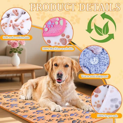 8 Pcs Washable Guinea Pig Bedding Absorbent Small Animal Cage Liners Reusable Guinea Pig Fleece Blankets Waterproof Pet Pee Pad Sleep Mat Pad Cover for Rabbit Ferret Chinchilla Hamster