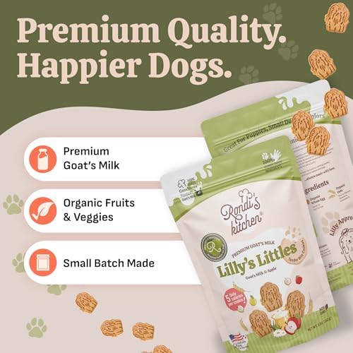 Lilly's Littles Goat Milk Dog Treats, Goat's Milk & Apple