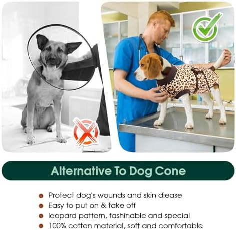 Kuoser Recovery Suit for Dogs After Surgery, Female Dog Onesie for Surgery