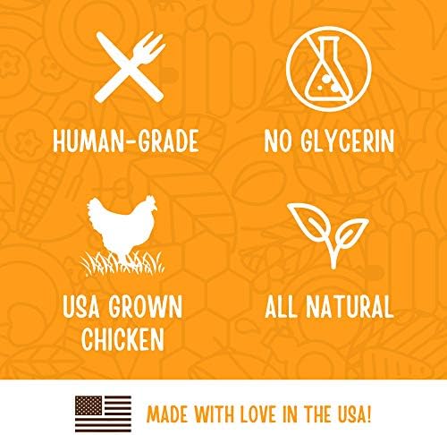 Full Moon Chicken Jerky Dog Treats | Human Grade | Made in USA | Grain Free | 24 oz Pack of 2