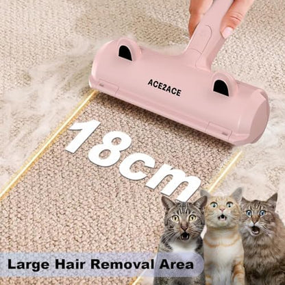 ACE2ACE Pet Hair Remover, Reusable Lint Roller for Cat and Dog Hair, Pink