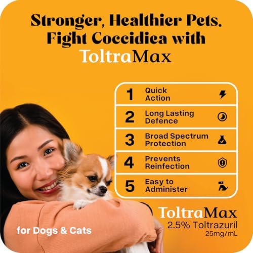 Toltrazuril 2.5% for Horses, Dogs, Cats, 500mL/16.9 Ounce, for Non-Food Chain Animals