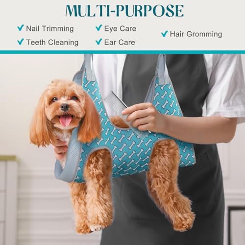 Supet Dog Grooming Hammock for Nail Trimming, Pet Grooming Hanging Harness