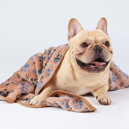 Luciphia Dog Blanket 3 Pack, Soft Cozy Fleece Throw for Puppy Cat,30"x20"