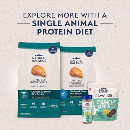 Natural Balance Limited Ingredient, Chicken & Brown Rice, 24 lb