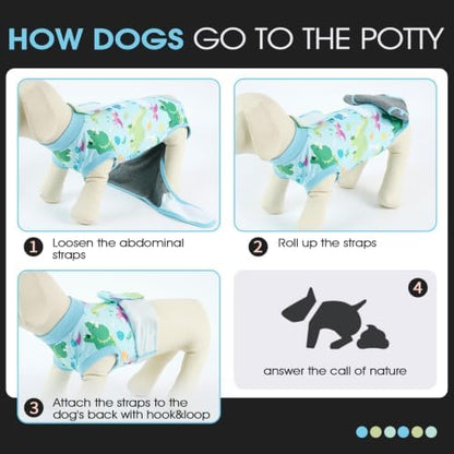 FUAMEY Dog Surgery Suit, Surgical Suit for Dogs, Dog Onesie for Surgery