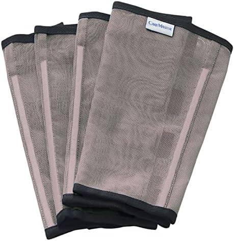Fine Mesh Fly Boots Loose Fitting & Non-Slip Horse Fly Leggings No More Horsefly Nuisance Greatly Reduce Stomping Breathable with Natural Air Flow (Set of 4)