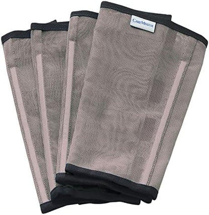 Fine Mesh Fly Boots Loose Fitting & Non-Slip Horse Fly Leggings No More Horsefly Nuisance Greatly Reduce Stomping Breathable with Natural Air Flow (Set of 4)